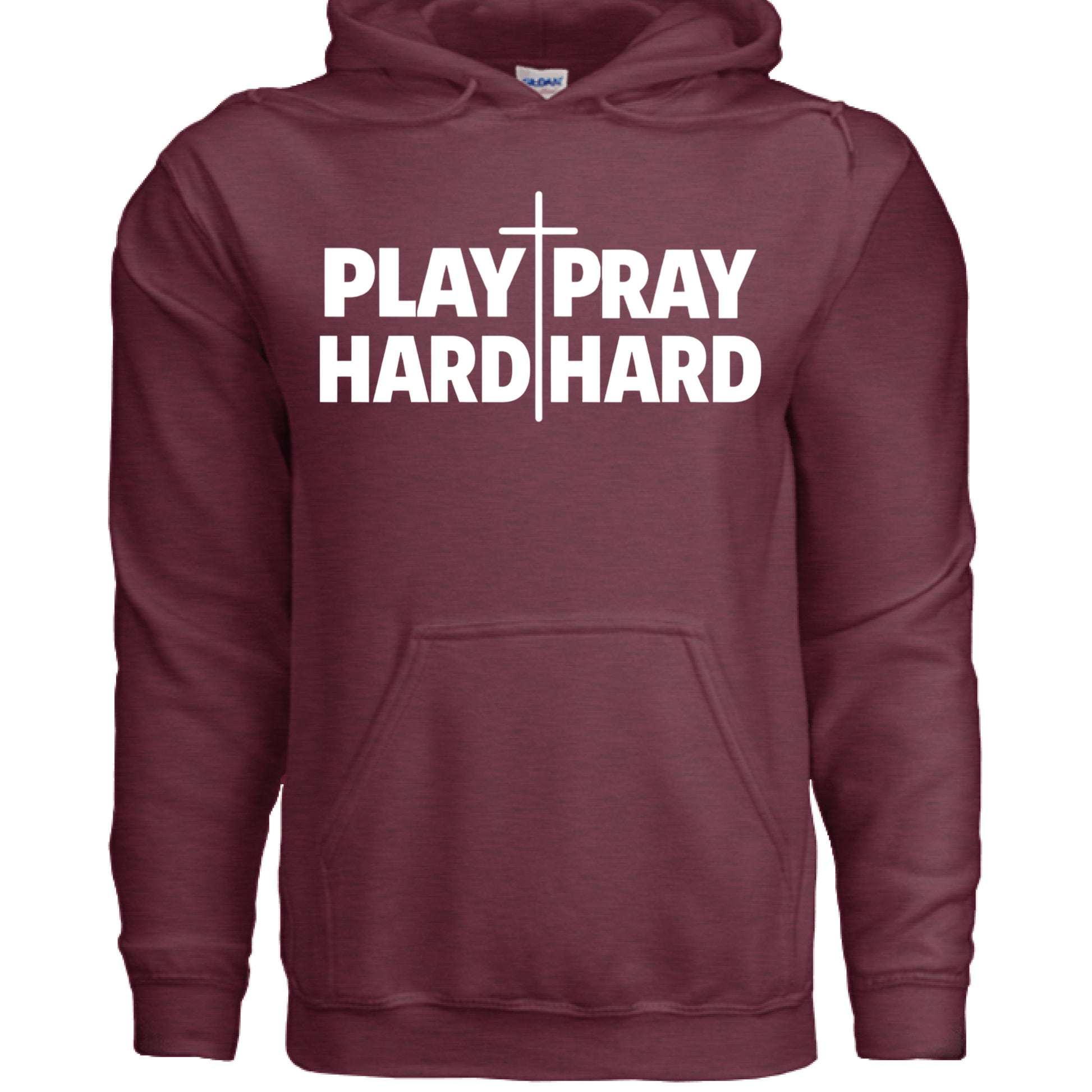 Heather Sport Dark Maroon - FRONT