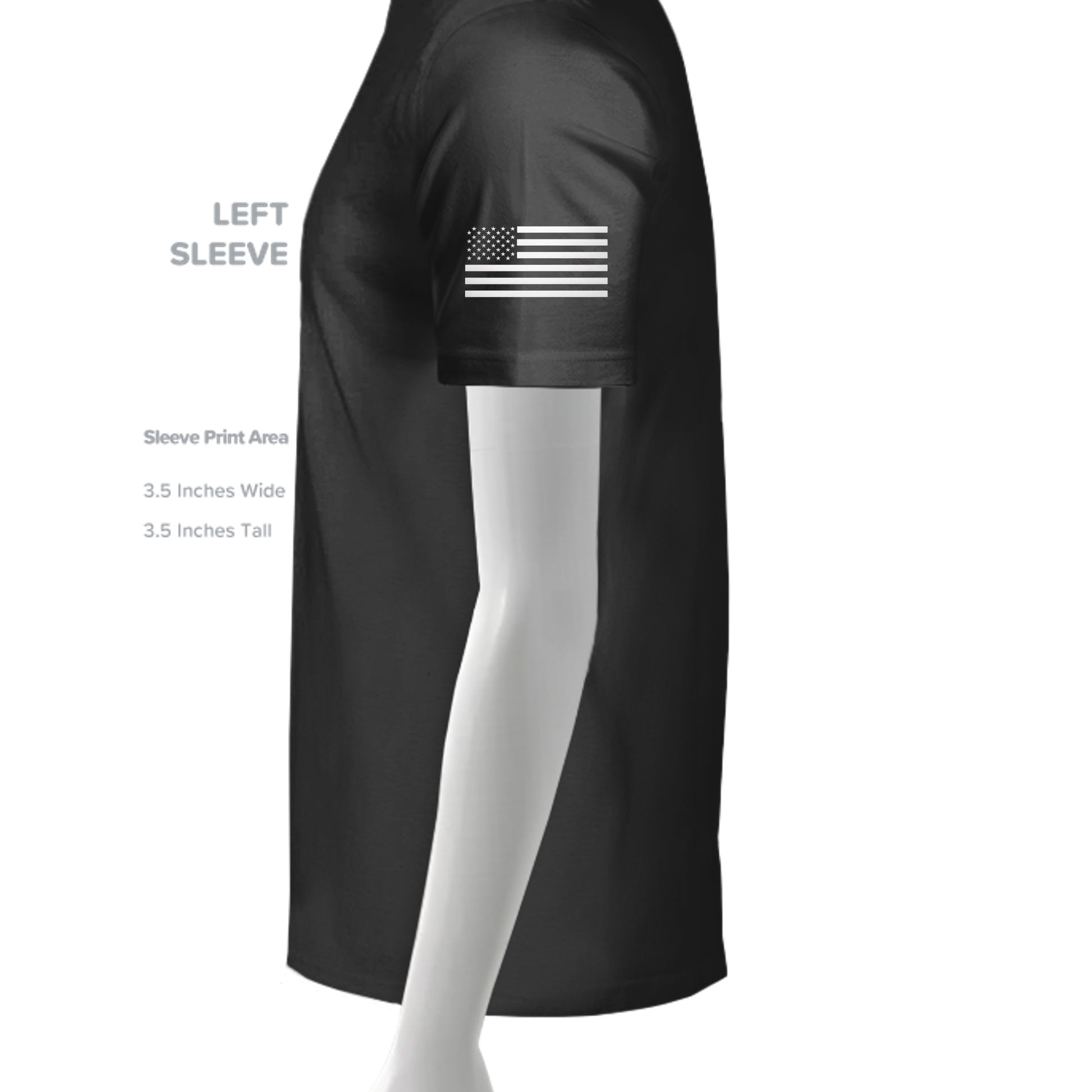 Black - YST350 - SLEEVE_LEFT